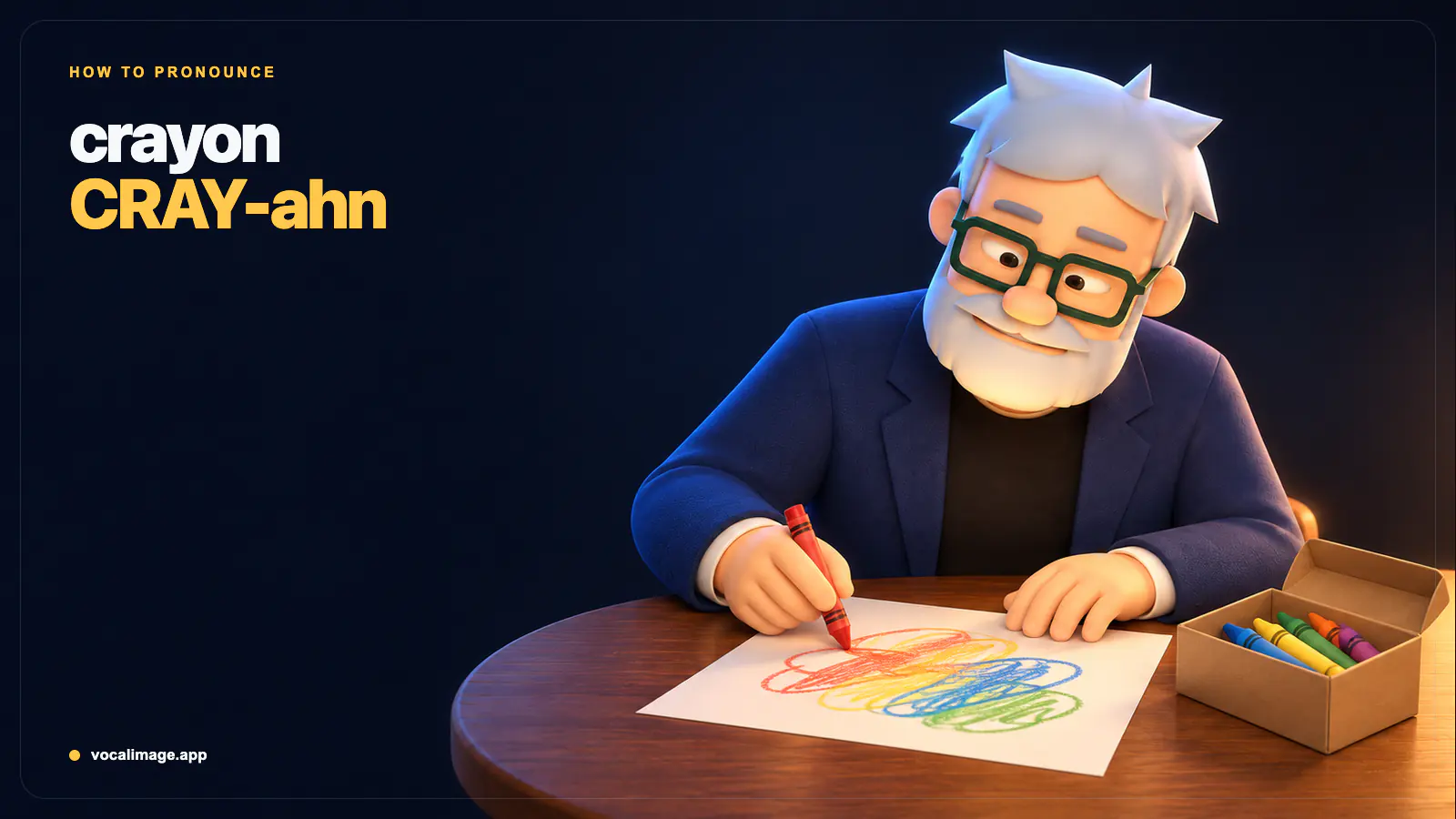 How to Pronounce Crayon: CRAY-ahn, CRAN or CROWN?