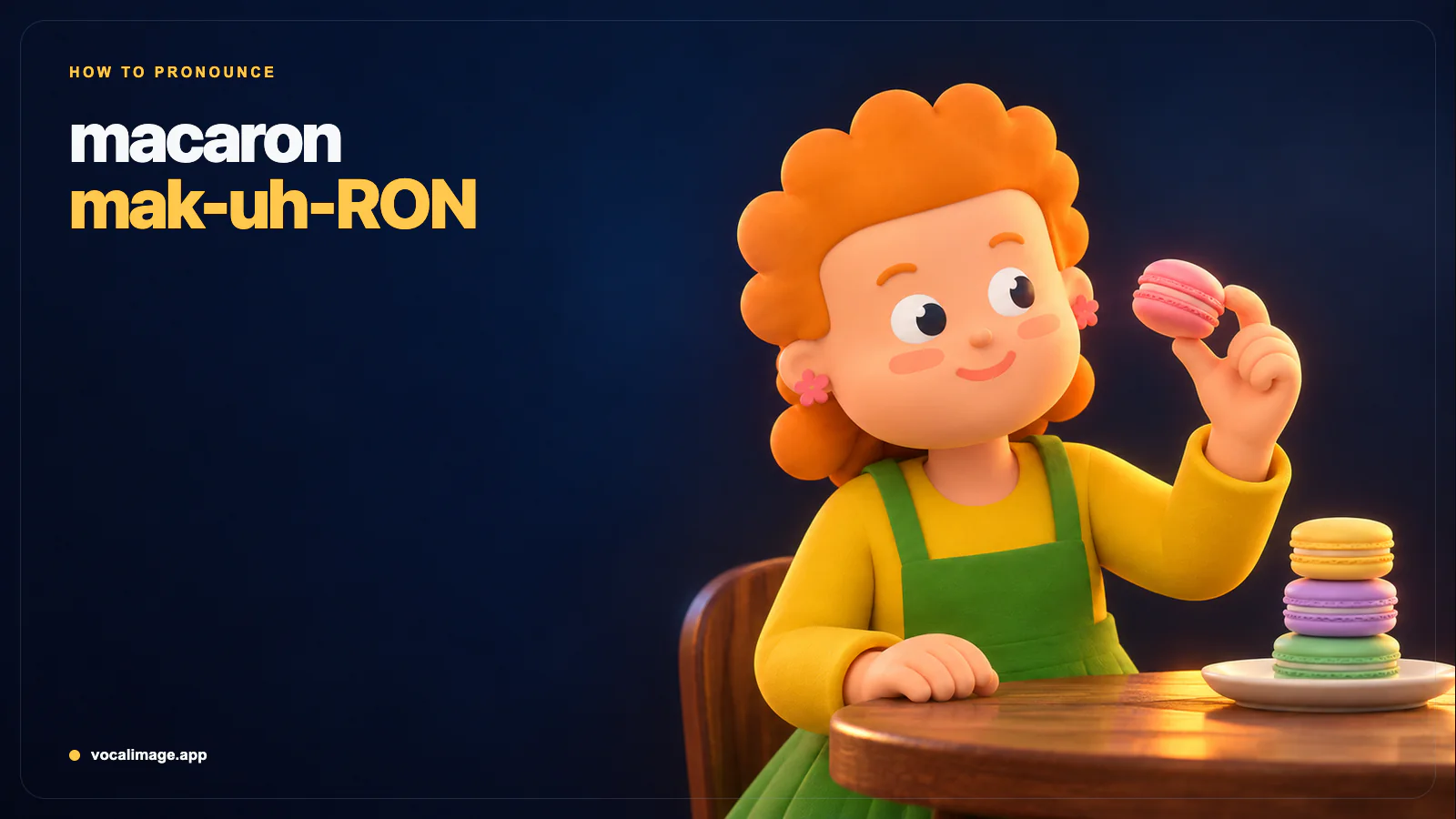 How to Pronounce Macaron: mak-uh-RON or mak-uh-ROON?