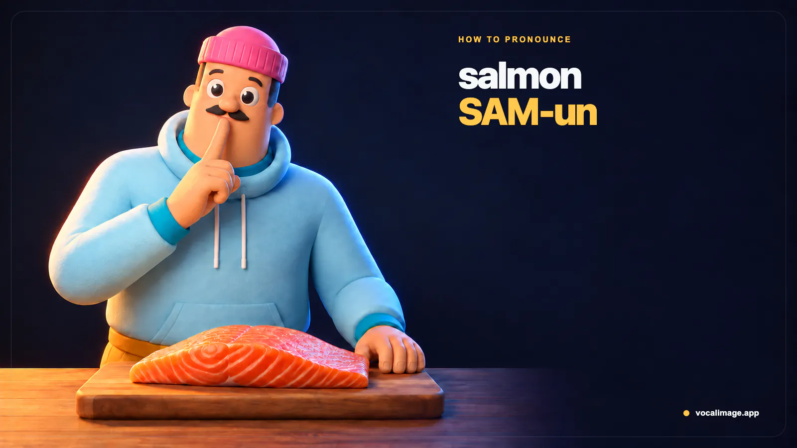 How to Pronounce Salmon (SAM-un): Is the L Silent?