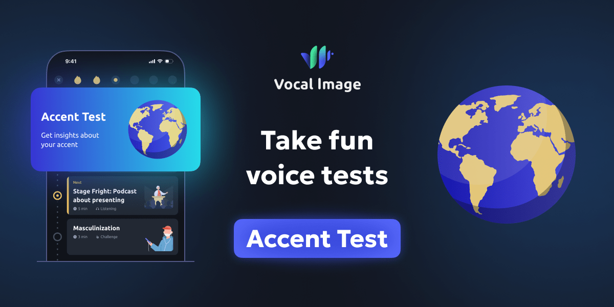 Discover your accent with our test! Record your voice!